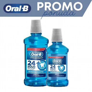 Oral-B® Tečnost za Ispiranje Usta Pro-Expert Professional 500 mL + 250 mL gratis