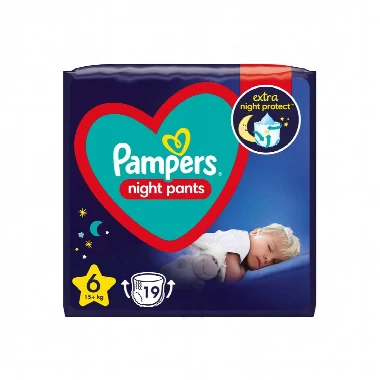 Pampers® PANTS 6 Noćne Gaćice 19 Komada