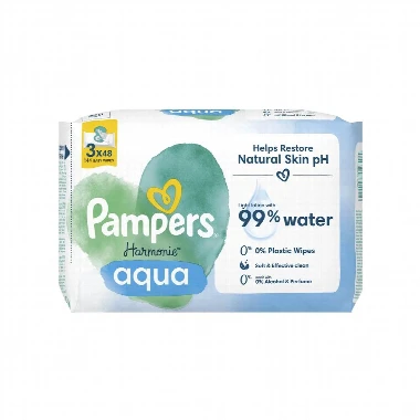 Pampers® Vlažne Maramice Aqua 3x48