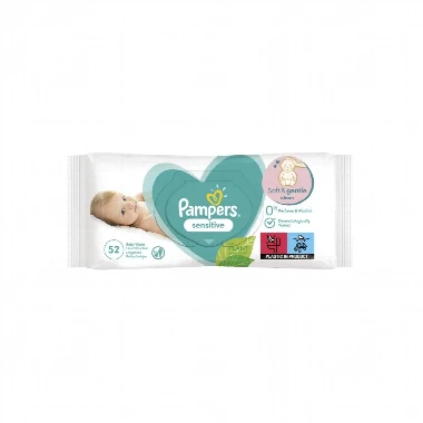 Pampers® Vlažne Maramice Sensitive 52