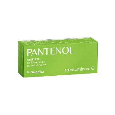 Pantenol Oriblete sa Vitaminom C 20 Oribleta