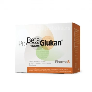 PharmaS ProBeta Glukan 1275 mg Prašak 30 Kesica