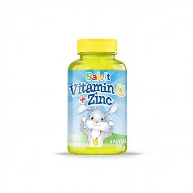 Salvit Vitamin C plus Cink 60 Gumenih Bombona