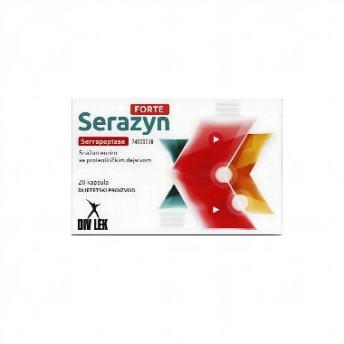 Serazyn FORTE Serrapeptase 240000 IU 10 Kapsula