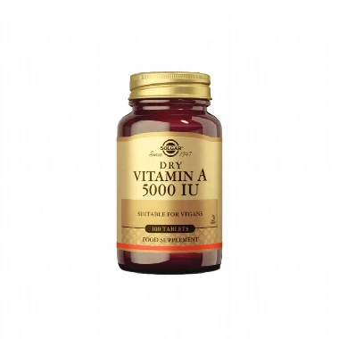 SOLGAR® Dry Vitamin A 5000 IU 100 Tableta