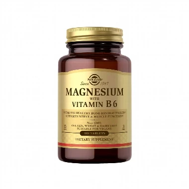 SOLGAR® Magnezijum sa Vitaminom B6 100 Tableta