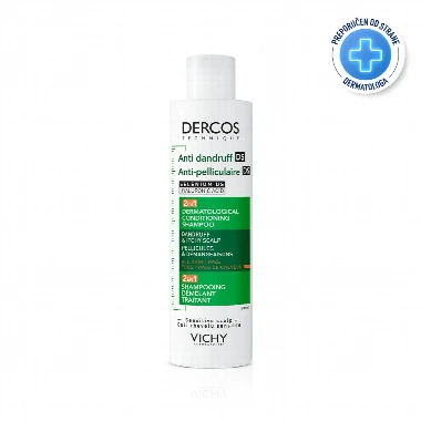 VICHY DERCOS Šampon i Regenerator Protiv Peruti 2u1 200 mL